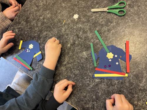 Vi bli også inspirert av den samiske koften